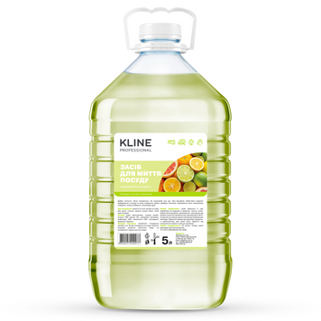 Засіб для миття посуду KLINE Цитрус 5л (ПЕТ) RM0033 фото