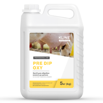 Засіб для обробки вимені до доїння KLINE PRE DIP OXY 5кг DP0001 фото