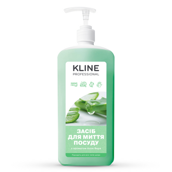 Засіб для миття посуду KLINE Алое Вера 1л з дозатором RM0039 фото